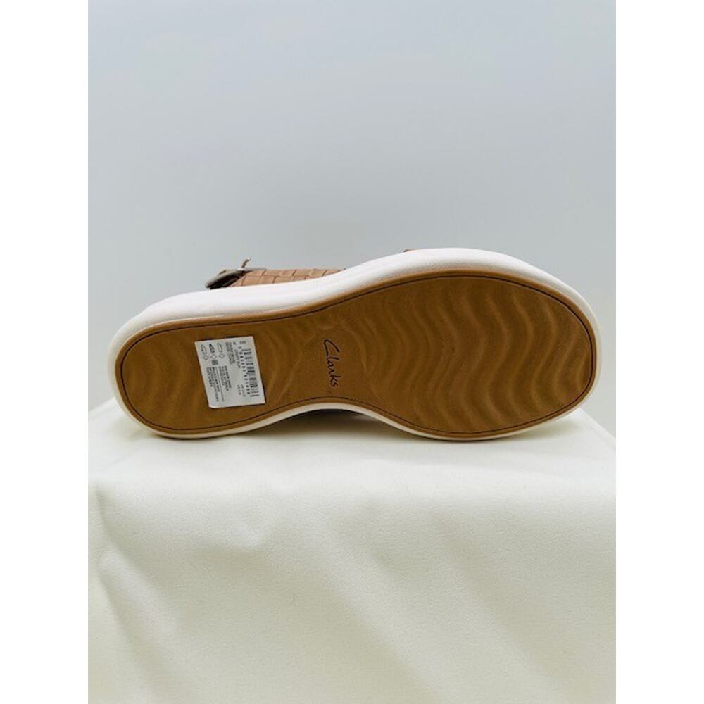 Clarks Brown Woven Slingback Platform Sandals NWOT - Picture 6 of 16